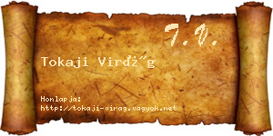 Tokaji Virág névjegykártya